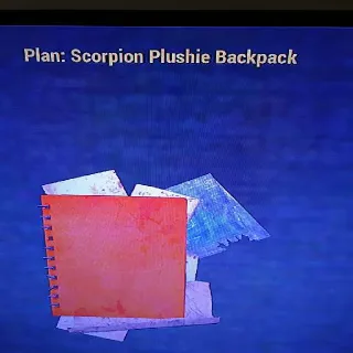 Scorpion Plushie Backpac