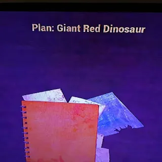 Giant Red Dinosaur