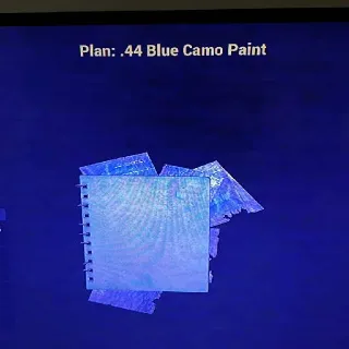 .44 Blue Camo Paint