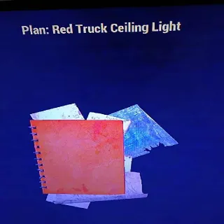 10 Red Truck Ceiling Lig