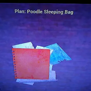 5 Poodle Sleeping Bag Pl