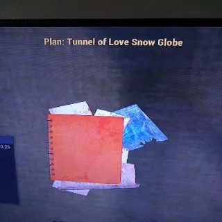 Tunnel Of Love Snow Glob