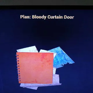 Bloody Curtain Door