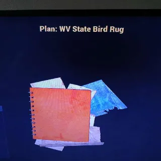 WV State Bird Rug