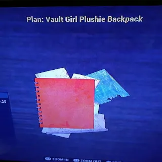 Vault Girl Plushie Backp