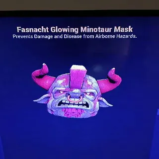 Fasnacht Glowing Minotaur Mask
