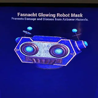 Fasnacht Glowing Robot Mask