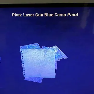 Laser Gun Blue Camo Pain