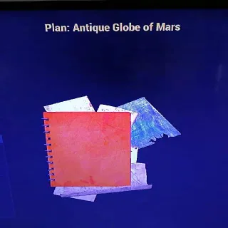 Antique Globe Of Mars