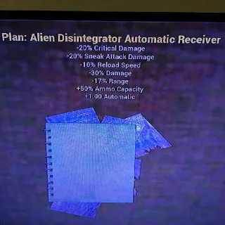 Alien Disintegrator Auto Mod