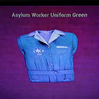Asylum Uniform Green W Hat