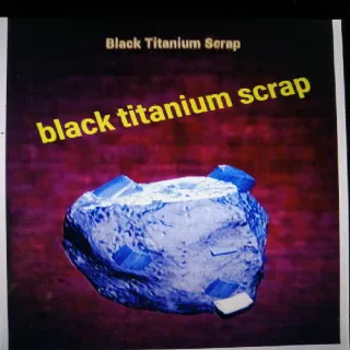 1k Black Titanium Scrap