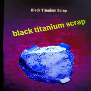 1k Black Titanium Scrap