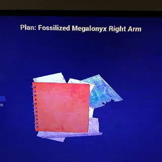 F Megalonyx Right Arm