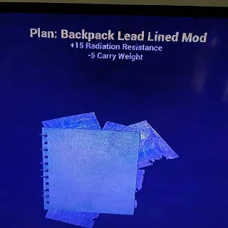 Lead Lined Backpack Mod