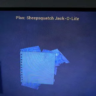 Sheepsquatch Jack O Lite