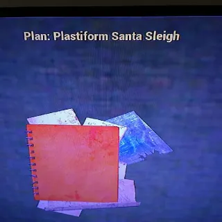 Plastiform Santa Sleigh