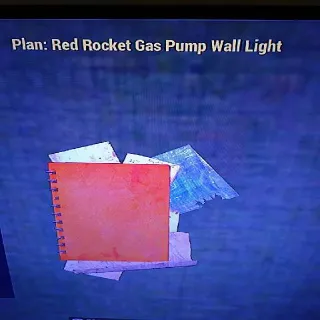 5 RR Gas Pump Wall Light