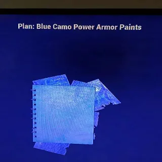Blue Camo P A Paints