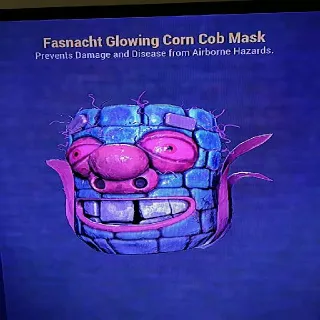 Fasnacht Glowing Corn Cob Mask