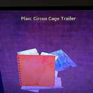 5 Circus Cage Trailer Pl