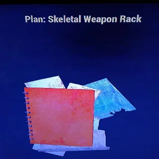 Skeletal Weapon Rack