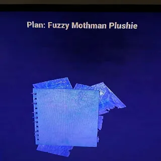 Fuzzy Mothman Plushie