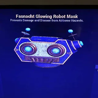 Fasnacht Glowing Robot Mask