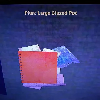 Large Glazed Pot