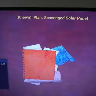 Scavenged Solar Panel