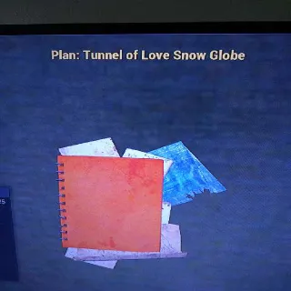 Tunnel Of Love Snow Glob