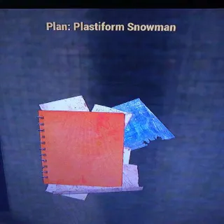 Plastiform Snowman