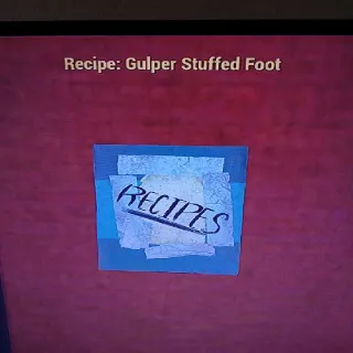 Gulper Stuffed Foot