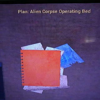 Alien Corpse Op Bed
