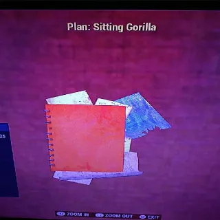 Sitting Gorilla