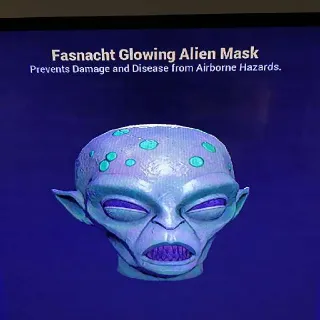 Fasnacht Glowing Alien Mask