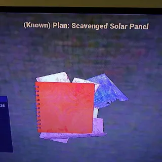 Scavenged Solar Panel