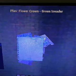 Flower Crown Green Invad