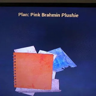 Pink Brahmin Plushie