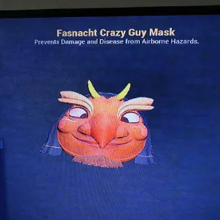 Fasnacht Crazy Guy Mask