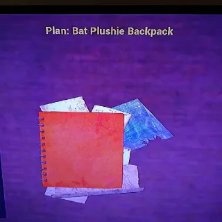 Bat Plushie Backpack