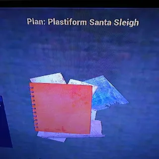 Plastiform Santa Sleigh