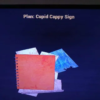 Cupid Cappy Sign