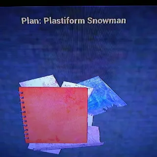 Plastiform Snowman