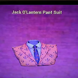Jack O Lantern Pant Suit