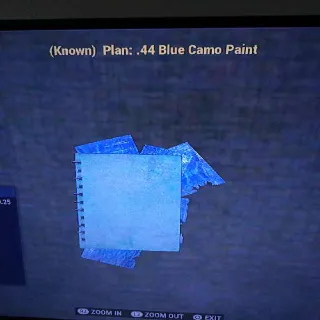 .44 Blue Camo Paint