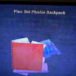 Bat Plushie Backpack