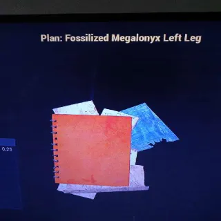 F Megalonyx Left Leg