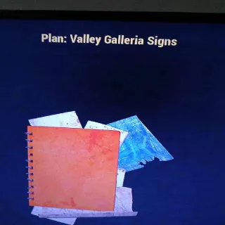 Valley Galleria Signs