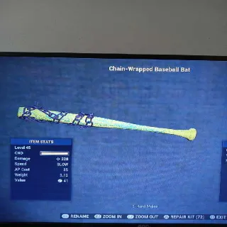 Yellow Baseball Bat ML